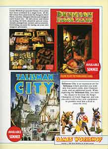 Dungeon Floor Plans / Talisman City - White Dwarf 114
