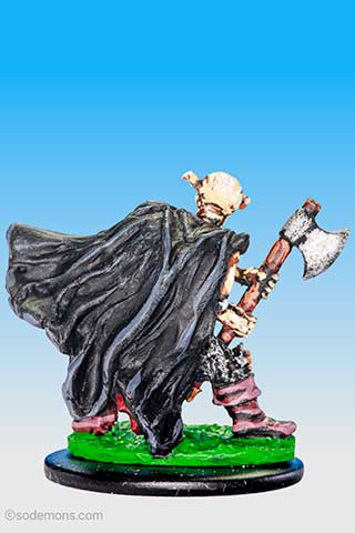 Skeleton Guardsman of Chaos with Axe (BA21)