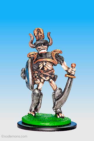 Skeleton Guardsman of Chaos - Guard Captain (BA22)