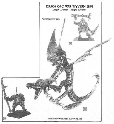 DRAG6: Orc War Wyvern from the 1988 Dragons flyer