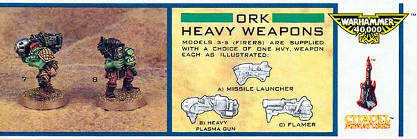 RT207 Ork Heavy Weapons - WD100 (Apr 88)