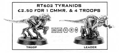 RT602 Tyranids - RT3 Flyer (Apr 88)