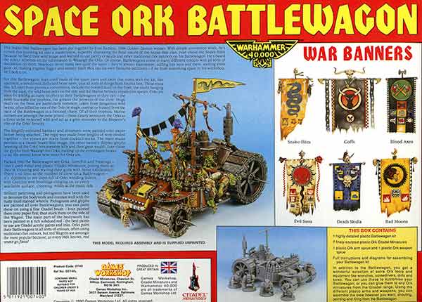 RTB14 Space Ork Battlewagon - Box Back