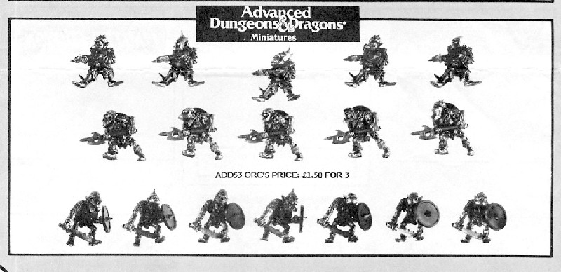 ADD53 from Citadel Miniatures June 1986 Mail Order flyer